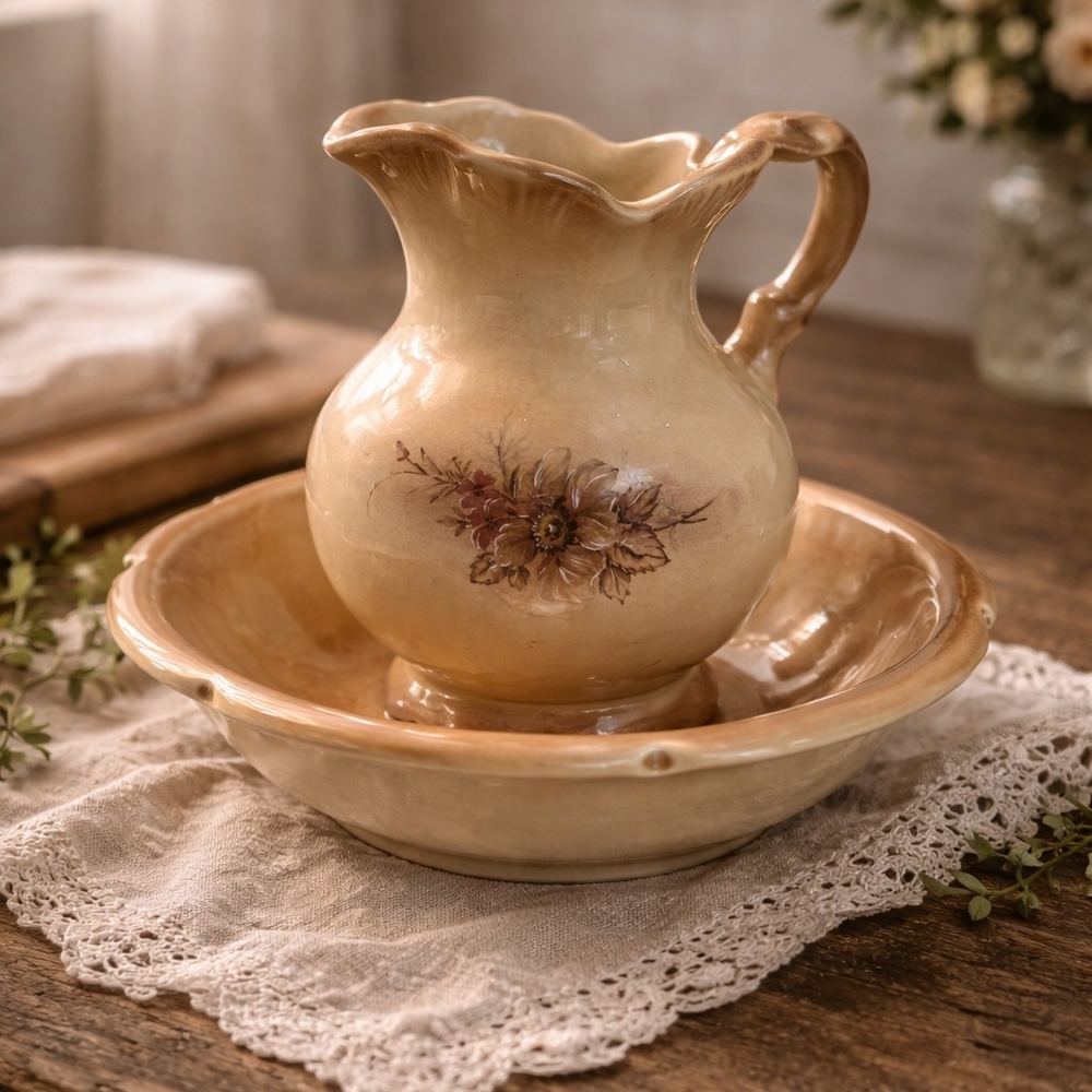 BP Tan Ceramic Plate